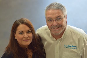 Co-founders of Perfect Service Solutions, Simone Hart Sibbald and Eddie Tierney, were delighted as the Sterling-based company was named Best Small Business 2016 at the Forth Valley Chamber of Commerce Awards.